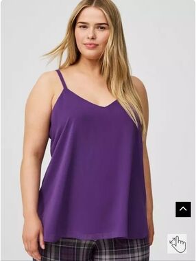 torrid Purple V-Neck Sophie Camisole